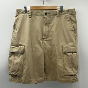 VINTAGE POLO JEANS CO. RALPH LAUREN CARGO SHORTS MENS SIZE 38 TAN KHAKI SHORTS